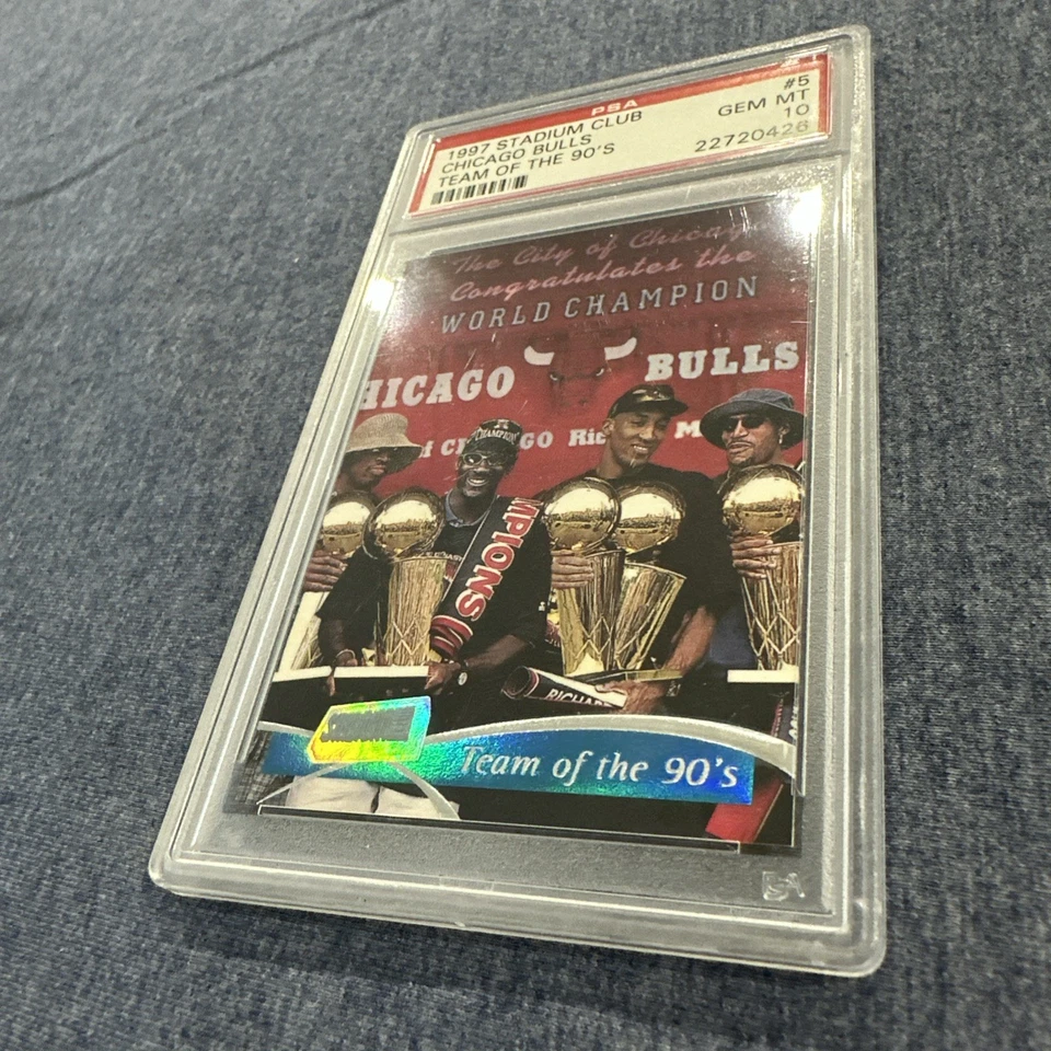 Jordan Pippen Rodman 1997-98 Topps Stadium Club #5 Chicago Bulls - Imagem 4 de 4