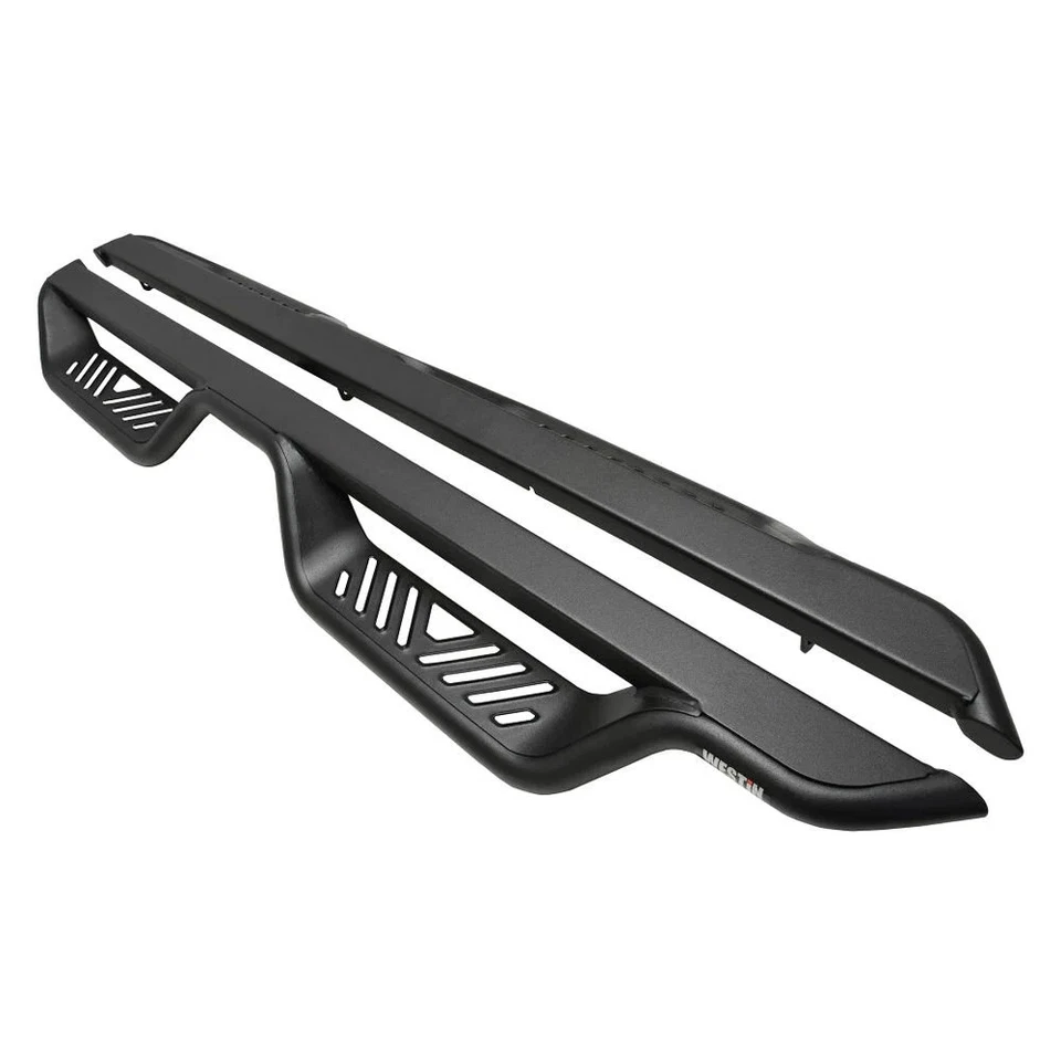 For Toyota 4Runner 10-24 Westin 4" Outlaw Series Black Round Drop Nerf Step Bars Foto 4 de 4