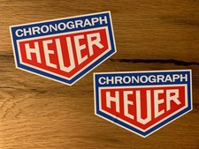 2 pegatinas TAG Heuer Rally retro vintage vintage carreras Racing Chrono #782