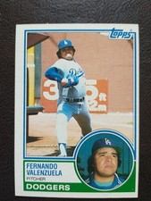1983 Topps #40 Fernando Valenzuela VGEX+