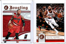 Trail Blazers 2016-17 NBA Panini Excalibur Allen Crabbe Jousting Damian Lillard