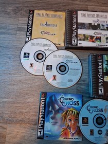 Final Fantasy Chrono Lot PS1 Chronicles Anthology Chrono Cross Excellent Cond.