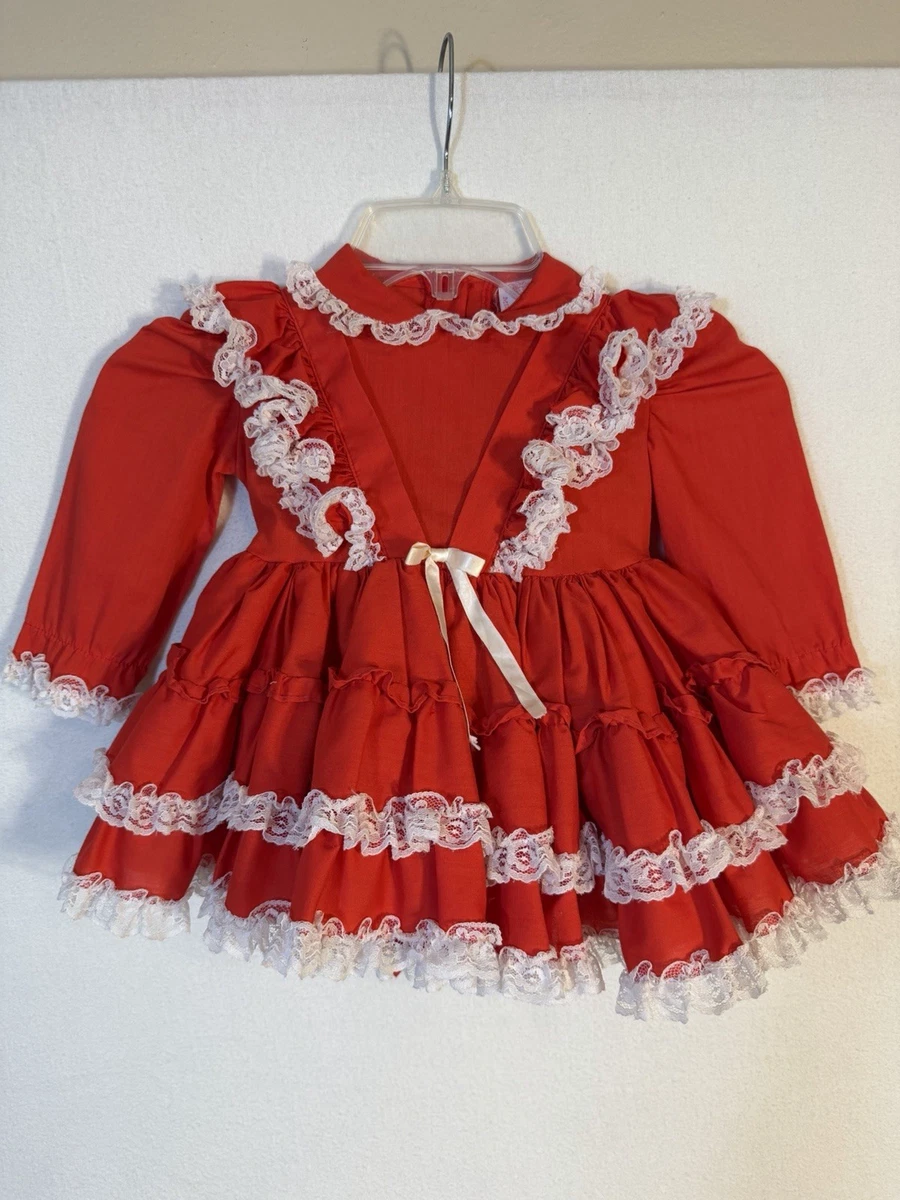 christmas dresses size 18 months Touched by Nature Infant and Baby Girl Organic Cotton Long-Sleeve Dresses, Christmas Cookies