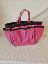 Pink Shower Caddy With Exterior Pockets And Huge Interior Space