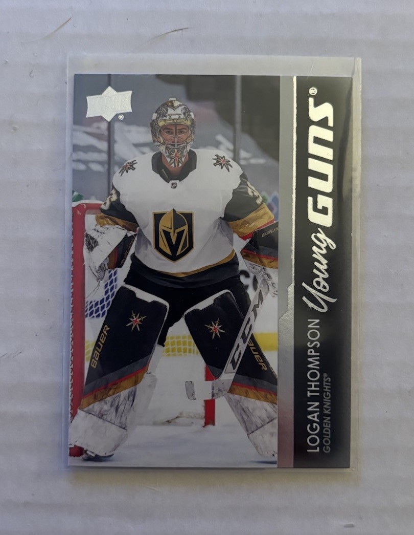 Logan Thompson - 2021-22 Upper Deck Young Guns - #219