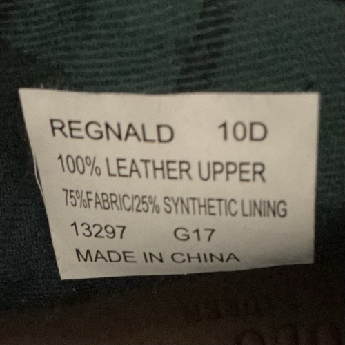 Polo Ralph Lauren Regnald Brown Leather Boot Lace Up Stitched 10 D Gorpcore - Picture 7 of 8