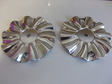 Set Of 2 Polo 712 Turbina Custom Chrome Wheel Rim Center Caps Hub Part 058 00 Set Of 2 Polo 712 Turbina Custom Chrome Wheel Rim Center Caps Hub Part 058 00