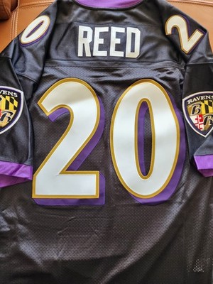 Ed Reed Baltimore Ravens Mitchell Ness Black Authentic Throwback