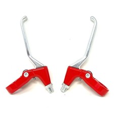 Bicycle Brake Handle Brake Lever Universal Aluminum Alloy Bike Brake Red