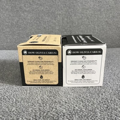 Olivia Care African black Soap moisturizing shea butter Set 6 Bars