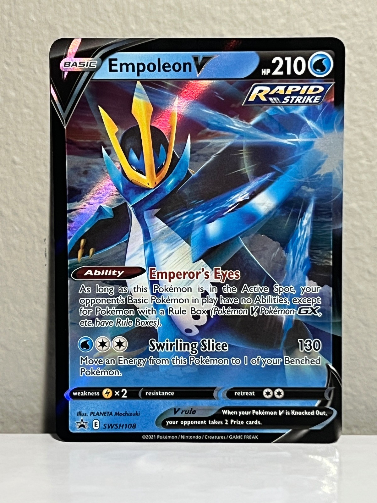 Empoleon V SWSH108 Holo Promo Sword & Shield Promo Pokemon Near Mint