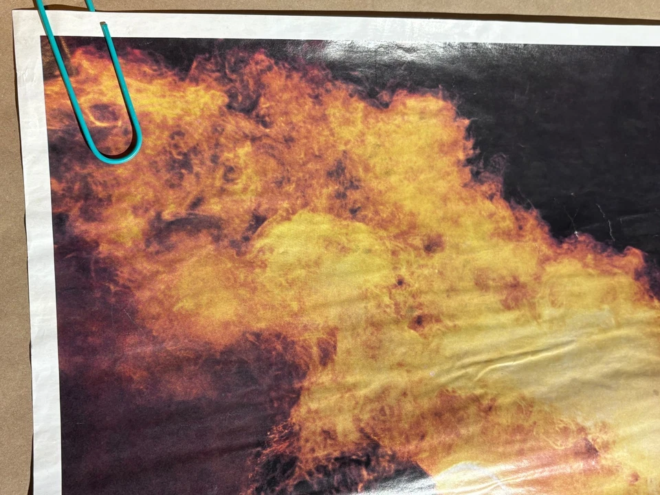 KISS ACE FREHLEY ALIVE II STAGE SHOT VINTAGE 1977 AUCOIN MGT POSTER -READ! - Image 2 of 4