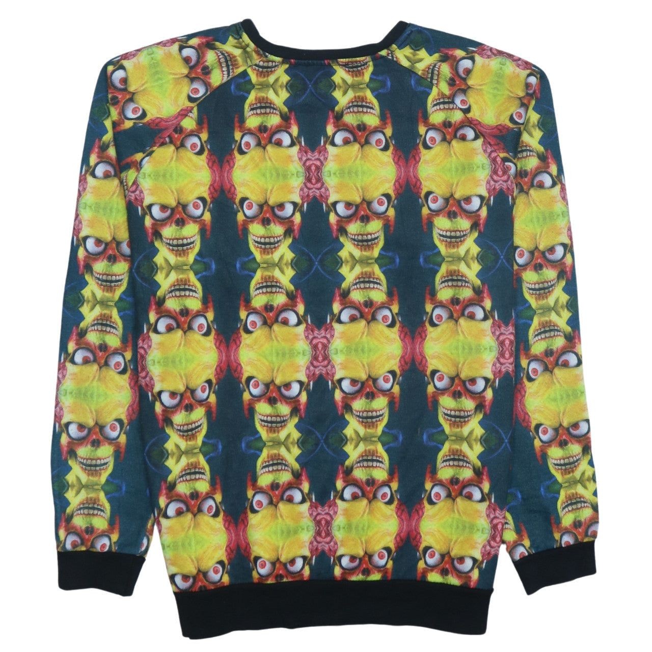 Retro Black Sweatshirt Mens L image 2