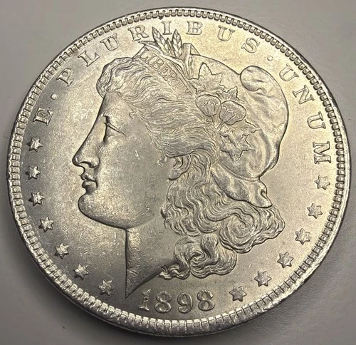 1898-P Morgan Silver Dollar - Philadephia Mint - USA Coin - E2