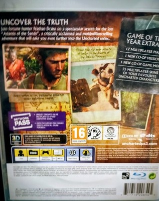 Uncharted 3-Drake's Deception (Game of The Year Edition) (Sony PlayStation 3)