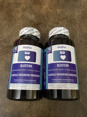 2 X Blustern Natural Probiotic And Weight Management - 90 Count Bottles (180 TL)