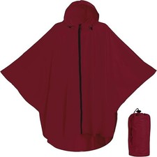 Heavy Duty Rain Poncho for Backpacking, Waterproof Lightweight for Adults, Mi...