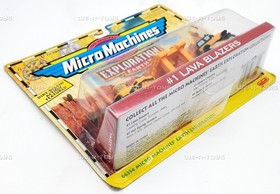 Micro Machines Exploration Earth #1 Lava Blazers Set 1998 Galoob #66354 NRFP
