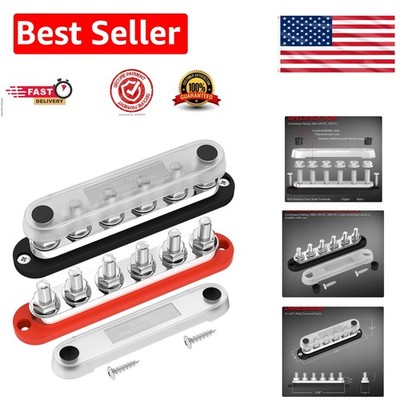 Heavy-Duty 300A Busbar with Round Corners - Perfect for Marine and Auto Power