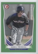2014 Bowman Draft Top Prospects Green 56/75 Rosell Herrera #TP-21 2a9