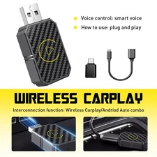 Wireless CarPlay Adapter For iPhone Apple Wireless USB Dongle Plug &Play EOOH