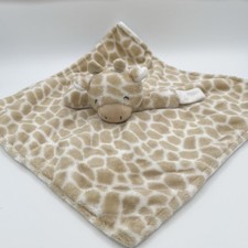 Carters Giraffe Lovey With Pacifier Holder White Tan Security Blanket