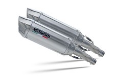 Coppia Terminali GPR Furore-X Inox per Yamaha MT03 660 specifico 06-13 Omologato