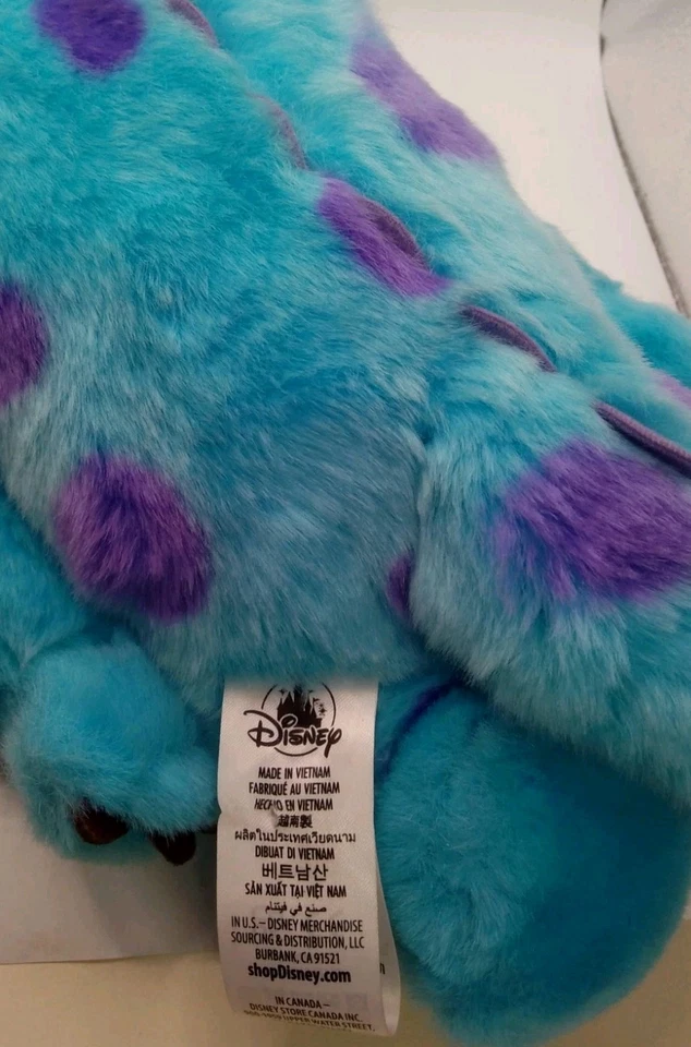 Disney Pixar Monsters Inc - Sulley James P Sullivan 12" Plush Stuffed Animal - Image 3 of 4
