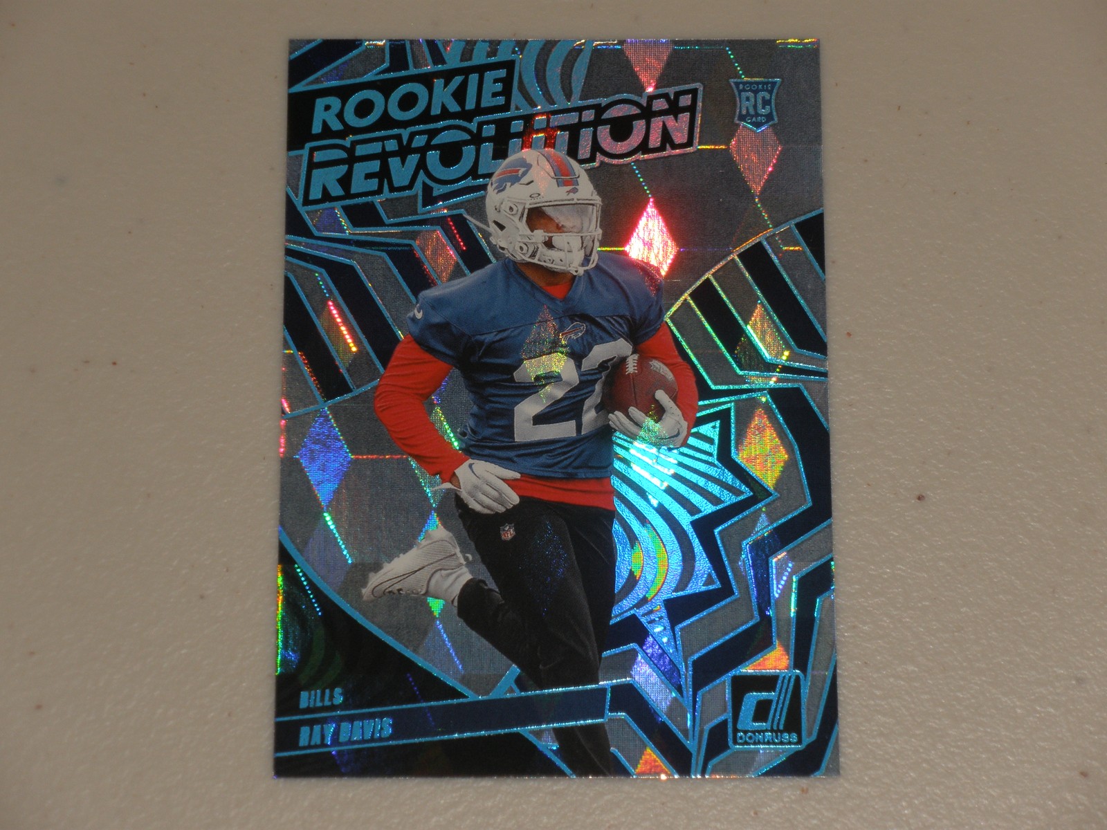 2024 Donruss Rookie Revolution Cubic #37 Ray Davis 43/50 Rookie RC