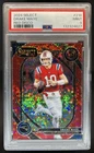 2024 Select Drake Maye Club RC Red Disco Prizm #/49 Patriots PSA 9