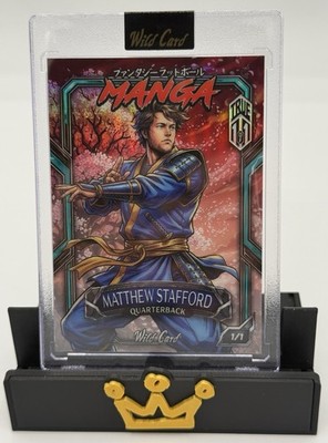 Matthew Stafford 2026 Wild Card Manga TRUE 1/1 Fantasy Football SSP