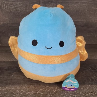 Squishmallows Adopt Me! Queen Bee 14'' Sparkly Gold Wings Plush 2023