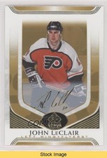 2020-21 Upper Deck SP Signature Edition Legends Gold John LeClair #66 READ 0yp7