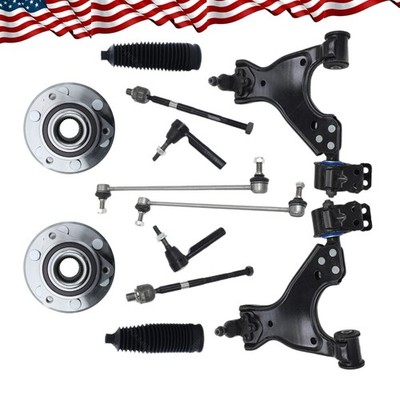 For 2007-2016 GMC Acadia 3.6L Front Lower Control Arms Wheel Hub Suspension Kit