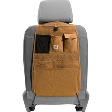 Carhartt Universal Nylon Duck Car Seat Back Organizer for Work  Kids Brown
