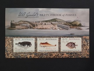 Block Australien 2026 Sketchbook of Fishes postfrisch