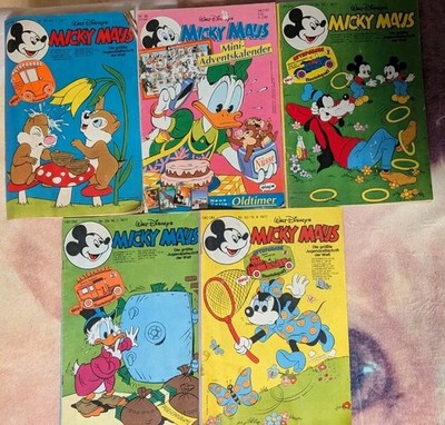 Micky Maus Comics 5 Hefte 