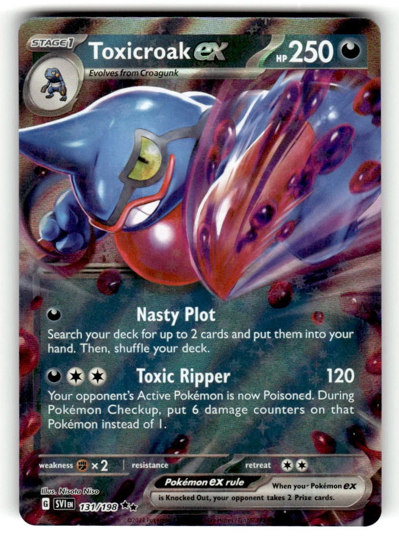 Toxicroak Ex Pokémon TCG Cards for sale