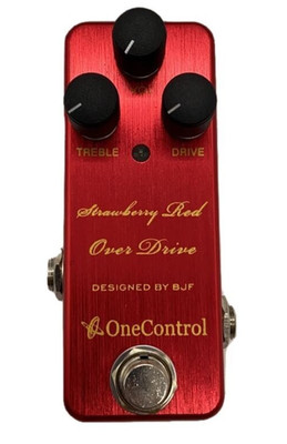 One Control Strawberry Red Overdrive RC Gitarren-Effektpedal Japan aus Japan