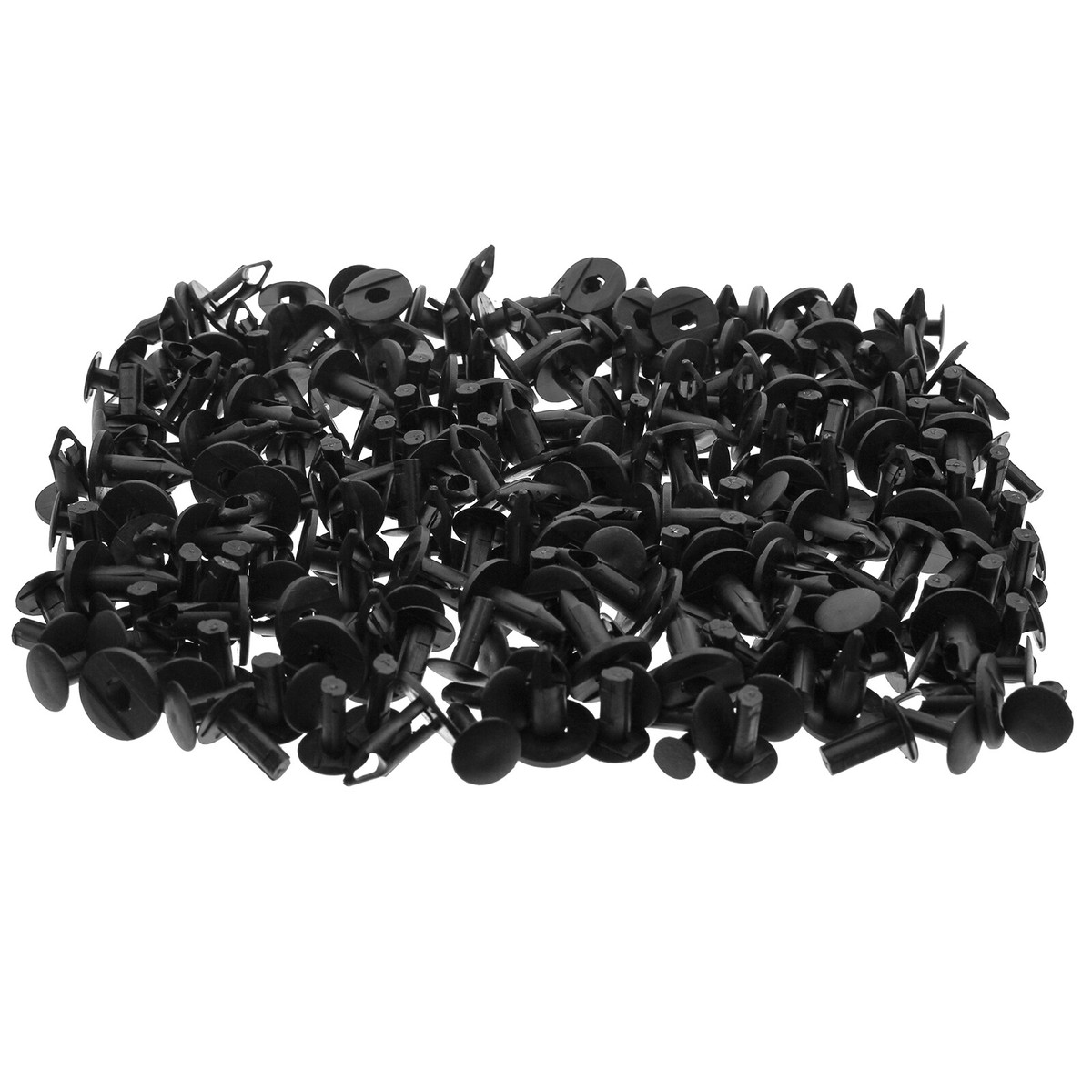 Clip Nylon Auto Set Di 10 FERMAGLI In NYLON A Pressione - Compatibili Con GM, Ford, Chrysler (Cod. 21030249 / 6503598) Tappo Gancio Traino Fiat 500