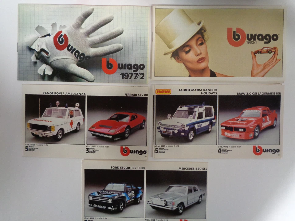 SET OF 4 BBURAGO MINIATURE CONSUMER CATALOGS YEARS 1977, 1983, 1990 & 1994 - Image 2 of 4