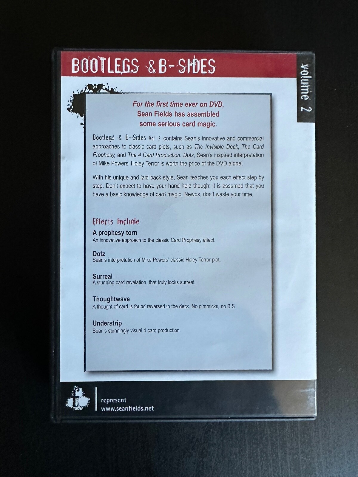 Bootlegs & BSides Sean Fields 3 DVDs Magic Tricks eBay