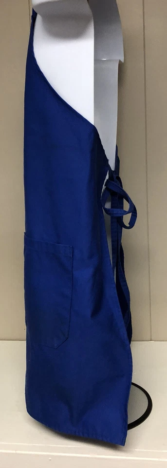 VTG Fays Drugs Retail Store Workers Apron Vest Pull Over Wrap Around Blue Yellow - Image 4 of 4