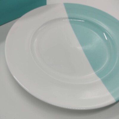 Tiffany & Co. Color Block Dessert Plate about 8 in no box | eBay