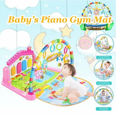baby girl piano play mat