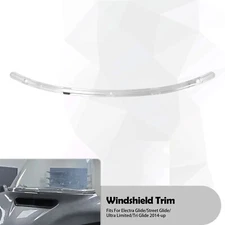 Chrome Windscreen Windshield Trim For Harley Touring Tri Glide Ultra Limited 14+
