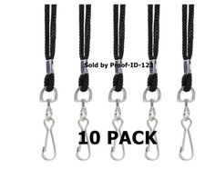 10 LANYARD Straps ID Badges ID Card Holder Sleeve Work Cruise 36" Event