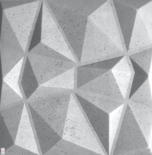 5qm / 20 Stück 3D Wandpaneele Betonimitat BETONLOOK Diamant Polystyrol BETON ! - Bild 11 von 11