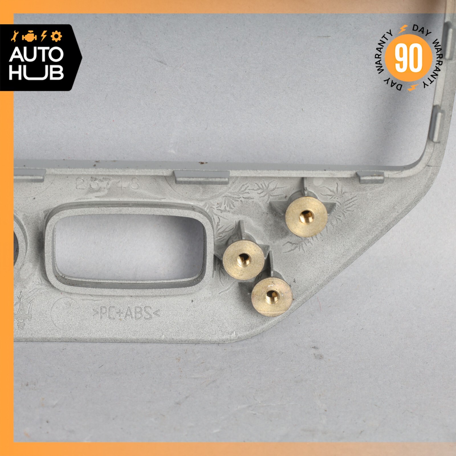 Maserati GranTurismo M145 Center Console Radio Trim Bezel Panel Silver OEM
