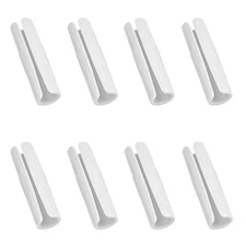 8 Pieces Sheet Holders,Bed Sheet Grippers Keeps The Bed Sheet in Place () White